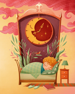 Five-minute fairy tales at night before going to bed